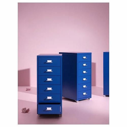 IKEA イケア 引き出しユニット キャスター付き ブルー 28x69cm IKEA イケア 引き出しユニット キャスター付き ブルー 28x69cm