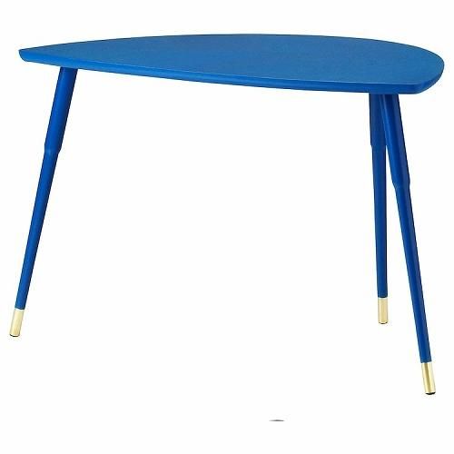IKEA イケア サイドテーブル ブルー 77x39cm m30560429