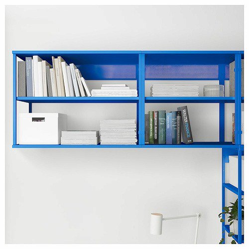 IKEA イケア オープンシェルフユニット ブルー 青 80x40x60cm
