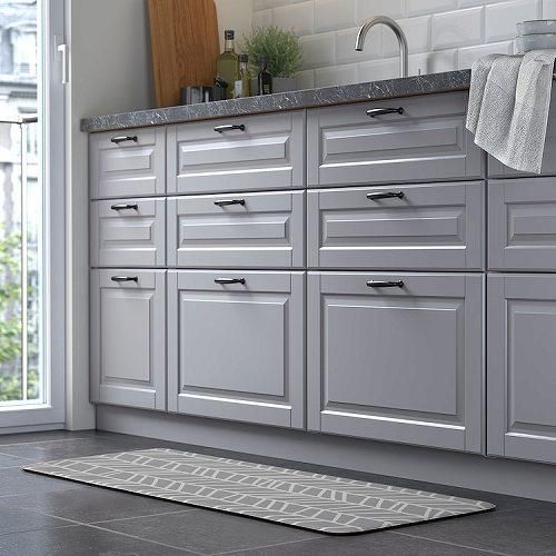 IKEA ストックホルム　ラグ　グレー　イケア　STOCKHOLM マット STOCKHOLM 2025 ストックホルム 2025 ラグ 平織り, グレー/ホワイト