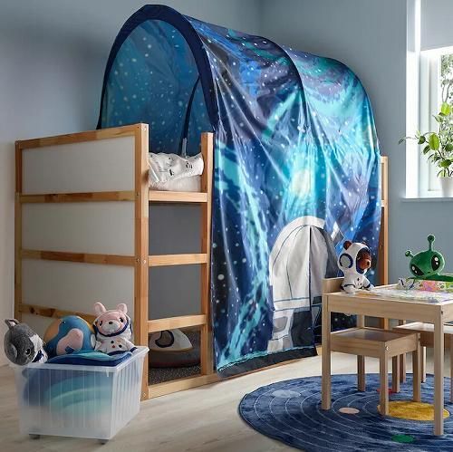 IKEA イケア ベッドテント 宇宙 ブルー m80554058 KURA キューラ IKEA イケア ベッドテント 宇宙 ブルー m80554058 KURA キューラ