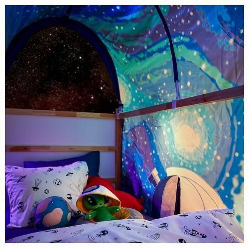IKEA イケア ベッドテント 宇宙 ブルー m80554058 KURA キューラ IKEA イケア ベッドテント 宇宙 ブルー m80554058 KURA キューラ