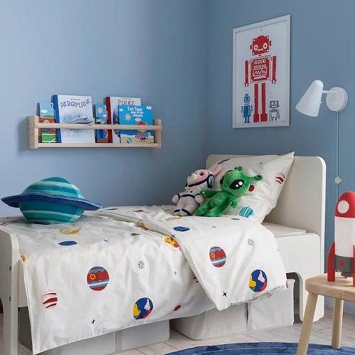 IKEA イケア 掛け布団カバー 枕カバー 宇宙 マルチカラー IKEA イケア 掛け布団カバー 枕カバー 宇宙 マルチカラー