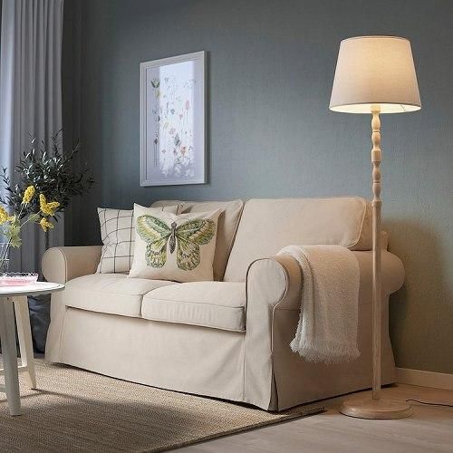 IKEA イケア フロアランプ アッシュ ホワイト 150cm m90559263 KINNAHULT シンナフルト - 株式会社クレール　 IKEAイケアの製品を全国送料無料でお届け　ネット通販
