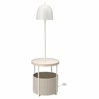 IKEA イケア フロアランプ ホワイト メタル バーチ材突き板 m40553310 TRINDSNO トリンドスノー 