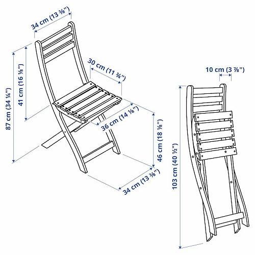 IKEA イケア チェア 屋外用 折りたたみ式 アカシア材 IKEA イケア チェア 屋外用 折りたたみ式 アカシア材