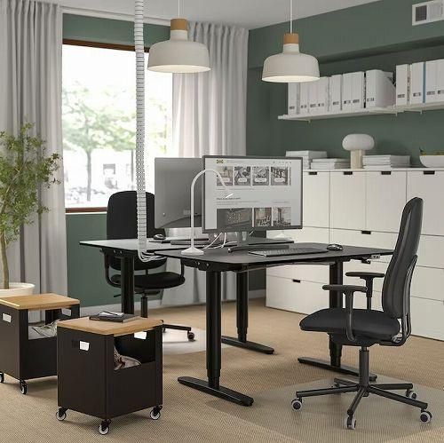 IKEA イケア オフィスチェア アームレスト付き グレースネス ダークグレー big10503449 SMORKULL スモールクル -  株式会社クレール　IKEAイケアの製品を全国送料無料でお届け　ネット通販