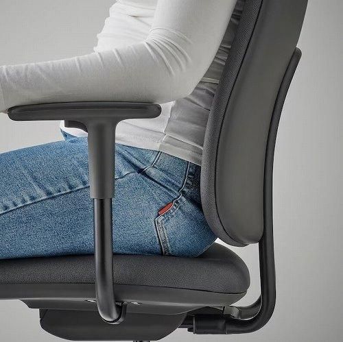 IKEA イケア オフィスチェア アームレスト付き グレースネス