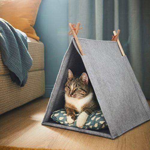 最終価格 常に完売中 IKEA キャットハウス UTSADD ラタン 藤