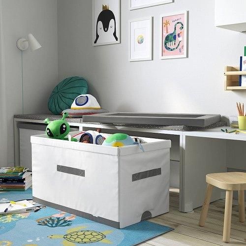 IKEA イケア ふた付きボックス 81x45x44cm m20573192 JATTEBJORN