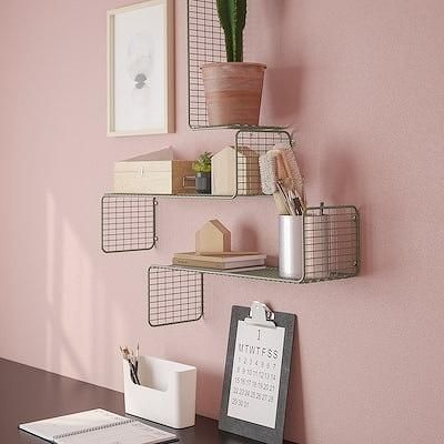 IKEA イケア ウォールシェルフ グレーグリーン 60x20cm IKEA イケア ウォールシェルフ グレーグリーン 60x20cm