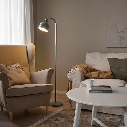 IKEA イケア フロア 読書 ランプ グレーグリーン m40563578 IKEA イケア フロア 読書 ランプ グレーグリーン m40563578