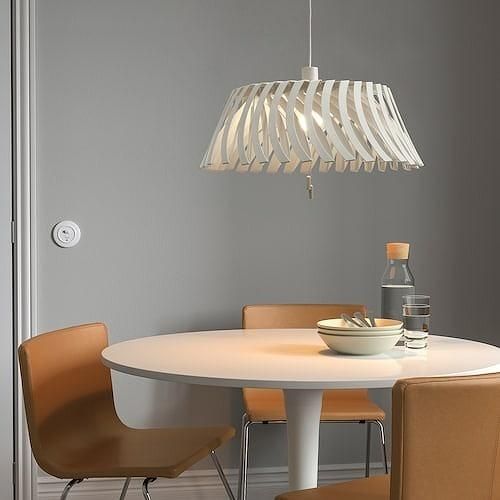 【再入荷！】 ペンダントランプ イケア IKEA ホワイト YTLAGE m40574237 43cm シーリングライト・天井照明
