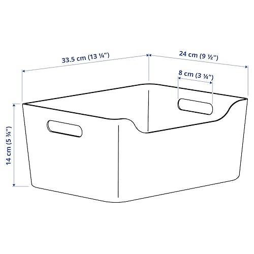 IKEA イケア ボックス ホワイト 34x24cm m20546472 UPPDATERA