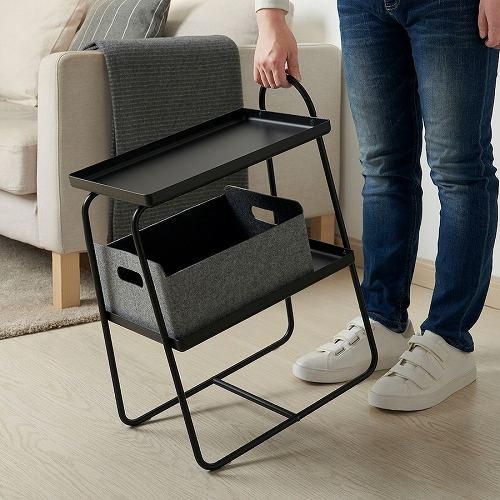 IKEA イケア サイドテーブル シェルフユニット ブラック IKEA イケア サイドテーブル シェルフユニット ブラック