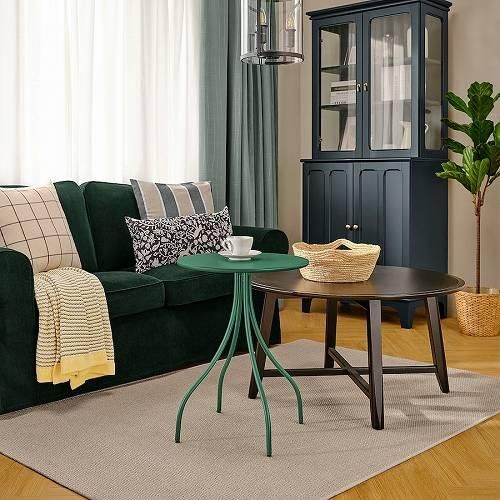 IKEA イケア サイドテーブル ダークグリーン 46cm m30578976 IKEA イケア サイドテーブル ダークグリーン 46cm m30578976