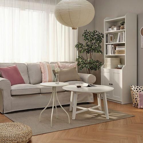IKEA イケア サイドテーブル ライトグレーベージュ 46cm IKEA イケア サイドテーブル ライトグレーベージュ 46cm