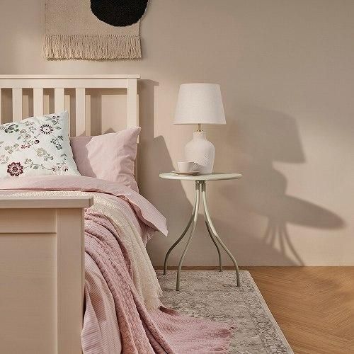 IKEA イケア サイドテーブル ライトグレーベージュ 46cm