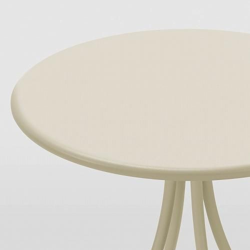 IKEA イケア サイドテーブル ライトグレーベージュ 46cm