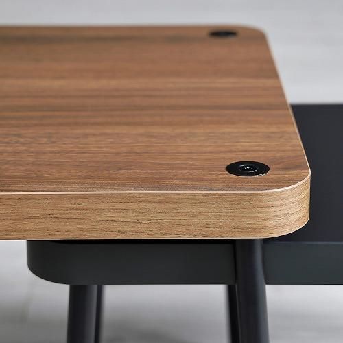IKEA イケア ネストテーブル2点セット グレー ウォールナット調