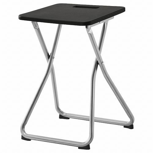IKEA イケア 折りたたみスツール ブラック m70570407 GUNDE