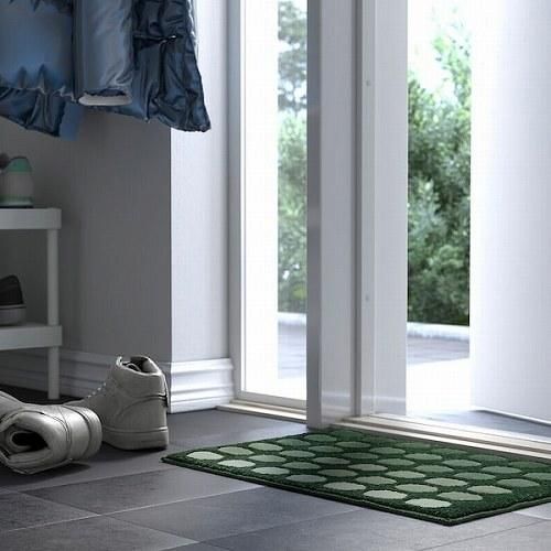 IKEA イケア 玄関マット ダークグリーン 40x60cm m30577967 IKEA イケア 玄関マット ダークグリーン 40x60cm m30577967