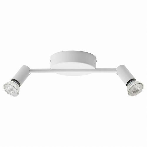 IKEA イケア シーリングスポットライト 2スポット ホワイト