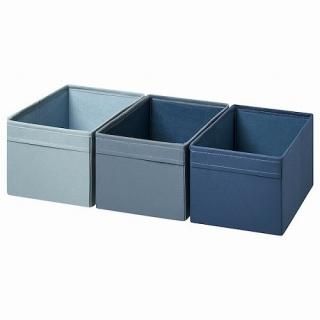 IKEA  ܥå3ĥå ֥롼 18x25x15cm m70581241 DRONA ɥ 