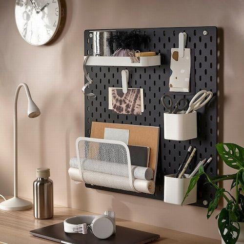イケア　IKEA SKADIS スコーディス　有孔ボード　収納用品セット イケア IKEA - SKADIS -スコーディス- 壁収納 有孔ボード