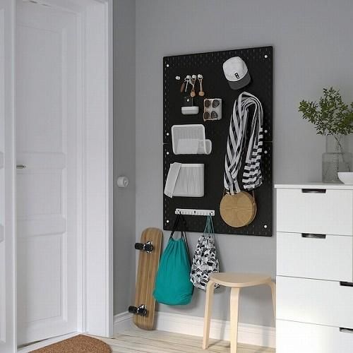 IKEA イケア 有孔ボード ブラック 76x56cm m30534379 SKADIS