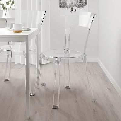 IKEA 透明アクリルデスクチェア IKEA 透明アクリルデスクチェア