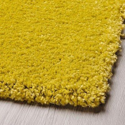 IKEA イケア ラグ パイル長 ブルー グリーン イエロー 133x195cm IKEA イケア ラグ パイル長 ブルー グリーン イエロー 133x195cm
