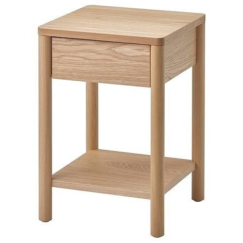 IKEA イケア サイドテーブル オーク材突き板 40x40x59cm IKEA イケア サイドテーブル オーク材突き板 40x40x59cm