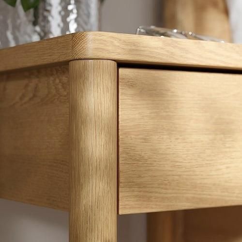 IKEA イケア サイドテーブル オーク材突き板 40x40x59cm IKEA イケア サイドテーブル オーク材突き板 40x40x59cm