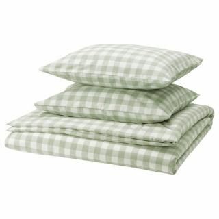 IKEA  ݤĥСС2 ڡ륰졼꡼ ۥ磻 å ֥ 200x200cm 50x60cm m80585408 EKTANDVINGE ɥ 