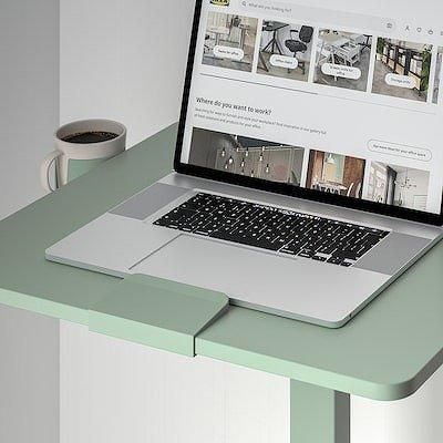 ラップトップテーブル キャスター付き, グリーン 楽天市場】[IKEA/イケア/通販]MITTZON ミッツォーン ラップ