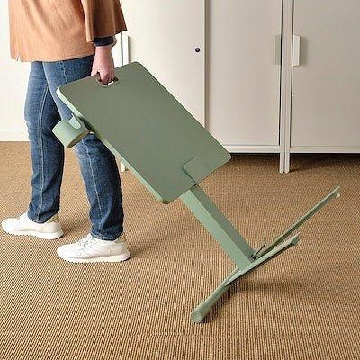 ラップトップテーブル キャスター付き, グリーン IKEA イケア ラップトップテーブル キャスター付き グリーン