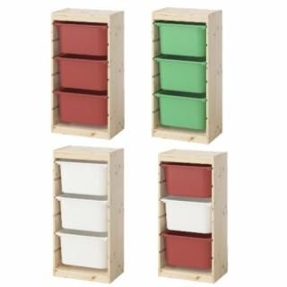ڥåȾʡIKEA  Ǽӥ͡ ѥ ܥåMx3 44x30x91cm v0060 TROFAST ȥե 