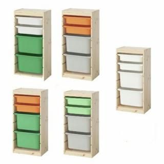 ڥåȾʡIKEA  Ǽӥ͡ ѥ ܥåSx2 Mx2 44x30x91cm v0061 TROFAST ȥե 
