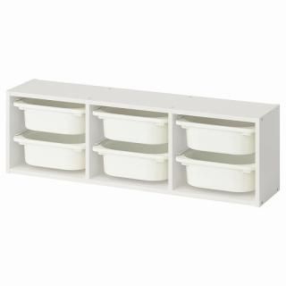 ڥåȾʡIKEA  Ǽ ۥ磻 ۥ磻 99x21x30cm m89585357 TROFAST ȥե 