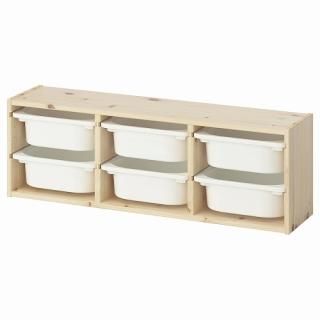 ڥåȾʡIKEA  Ǽ 饤ȥۥ磻ȥƥѥ ۥ磻 93x21x30cm m69585358 TROFAST ȥե 