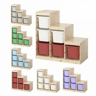 ڥåȾʡIKEA  Ǽӥ͡ ѥ ܥåMx6 94x44x91cm v0071 TROFAST ȥե 