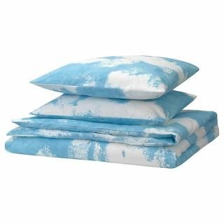 IKEA  ݤĥСС ֥롼 ۥ磻 ֥ 200x200cm 50x60cm m30584557 ANGSVITVINGE 󥰥ȥ 
