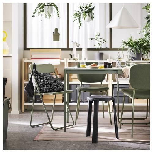 IKEA イケア ラグ 平織り オフホワイト レッド 170x240cm