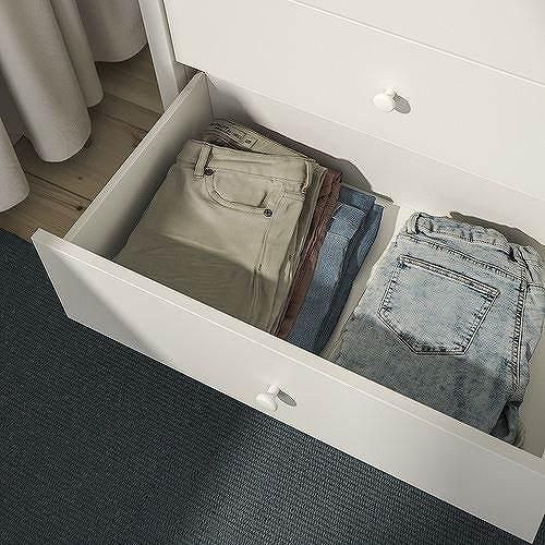 IKEA ホワイトチェスト 5段　引き出し KULLEN クレン チェスト（引き出し×5）, ホワイト, 70x112 cm - IKEA