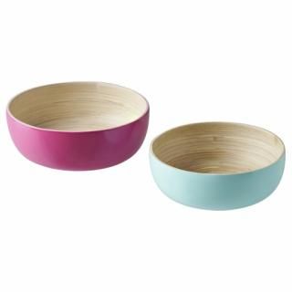 IKEA イケア サービングボウル2点セット 竹 m60603045 AKERHALLON オーケルハロン