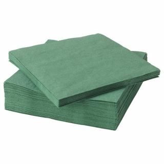 IKEA イケア 紙ナプキン グリーン 24x24 cm 50 ピース m60603781 FANTASTISK ファンタスティスク