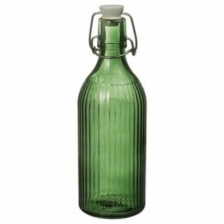 IKEA イケア ボトル ふた付き ガラス グリーン 0.5 l m60604931 VINTERFINT ヴィンテルフィント