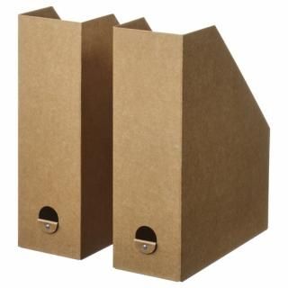 IKEA イケア マガジンファイル ナチュラル 2 ピース m40596951 GARDESGARD イェルデスゴルド