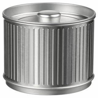 IKEA イケア 缶 ふた付き コーヒー/紅茶用/シルバーカラー 0.6 l m40605696 BETTHAJ ベットハイ